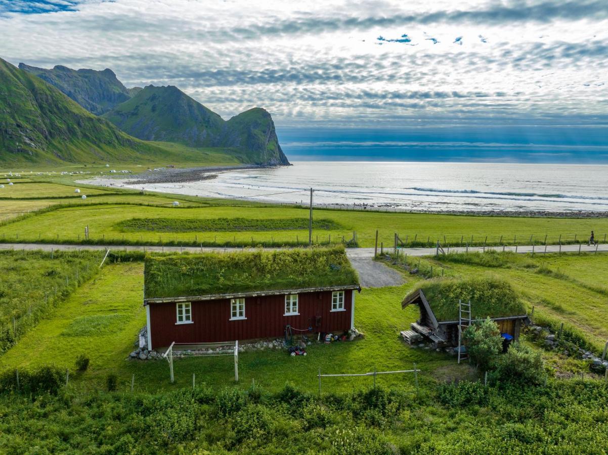 Unstad Cabin With Seaview Unnstad Buitenkant foto