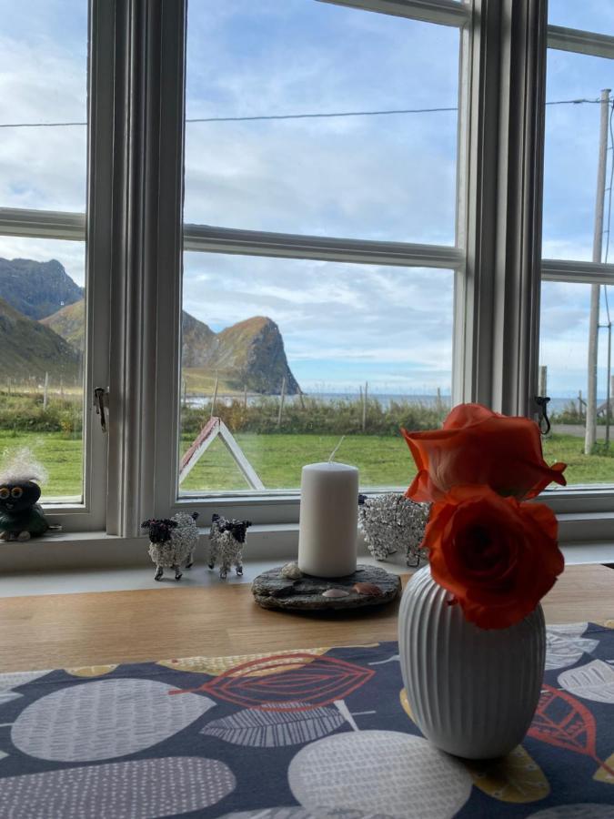 Unstad Cabin With Seaview Unnstad Buitenkant foto