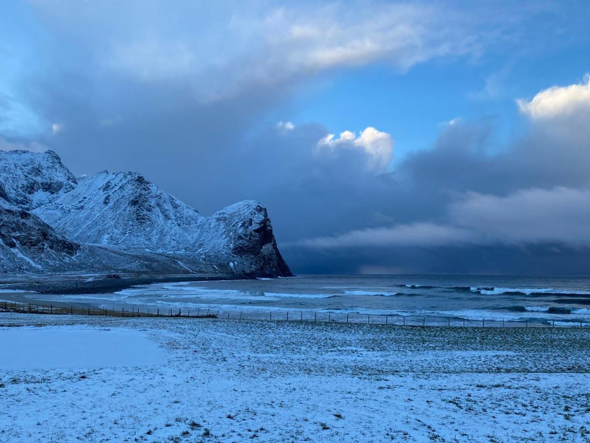 Unstad Cabin With Seaview Unnstad Buitenkant foto