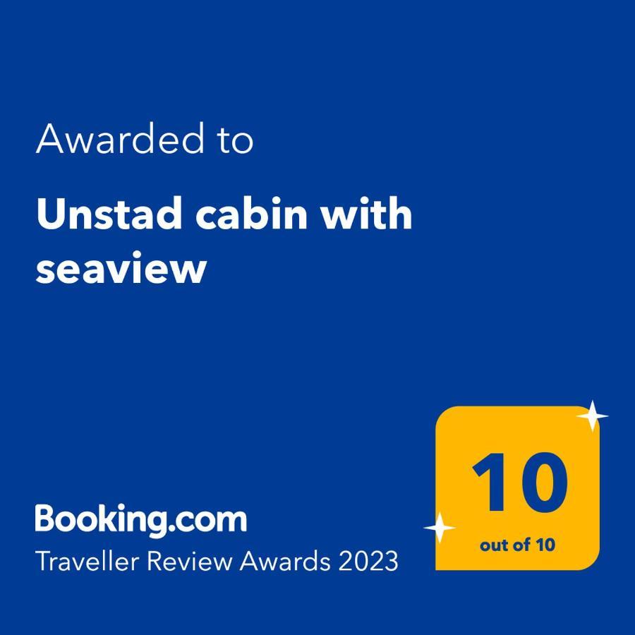 Unstad Cabin With Seaview Unnstad Buitenkant foto